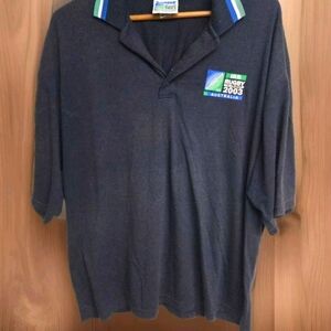 RUGBY 2003 Australia World Cup Polo Shirt XXXL Coper. VTG